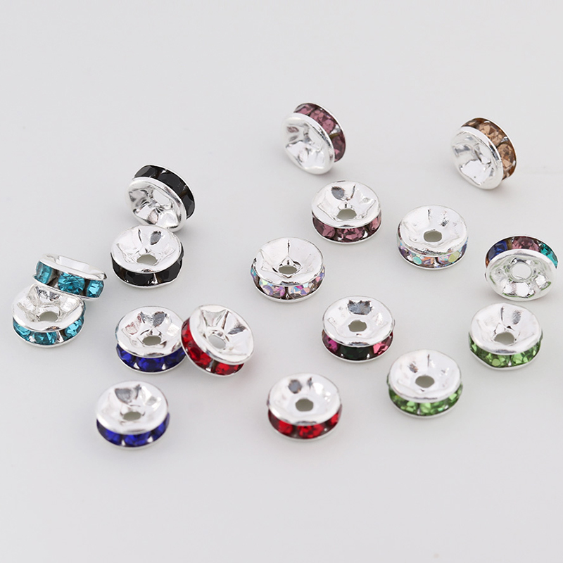 50pcs 4 6 8 10 12mm Rhinestone - Gold 6138 บทวิจารณ์และราคา